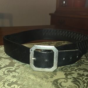 Vintage HUNTER Leather Belt 33-38" Waist